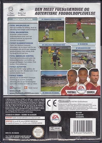 FIFA Football 2003 - Nintendo GameCube (C Grade) (Genbrug)